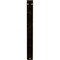 Ekena Millwork Tristan Wrought Iron Bracket, (Single center brace), Antiqued Brass 1 1/2"W x 10"D x 12"H BKTM01X10X12STNABS - alternate 2